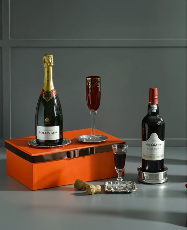 Toasting Grandeur Gift Basket
